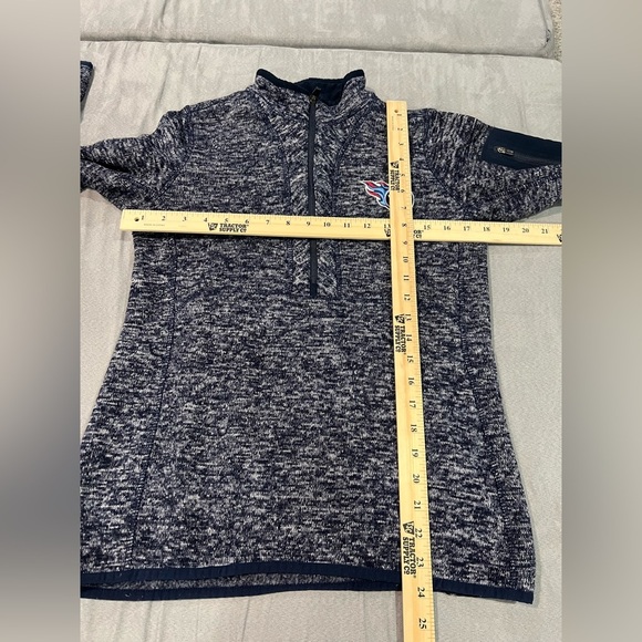 Antigua Women's Tennessee Titans Fortune Navy Pullover Jacket sz Medium - Picture 9 of 9